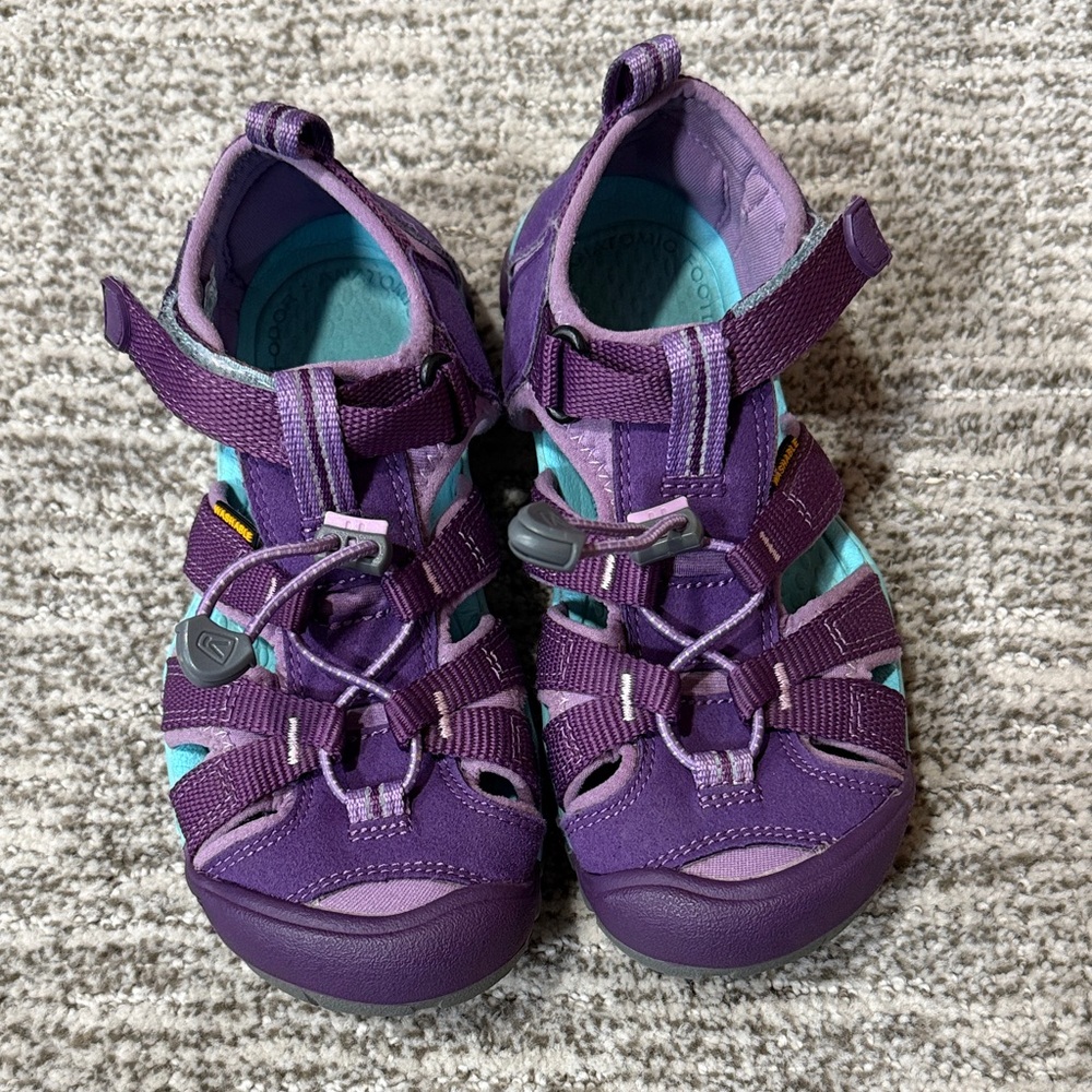 Keen Kids Purple and Teal Sandals